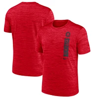 Men's Nike Scarlet Ohio State Buckeyes Sideline Velocity Performance T-Shirt