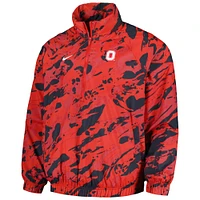 Men's Nike  Scarlet Ohio State Buckeyes Anorak Half-Zip Jacket