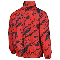 Men's Nike  Scarlet Ohio State Buckeyes Anorak Half-Zip Jacket