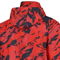Men's Nike  Scarlet Ohio State Buckeyes Anorak Half-Zip Jacket