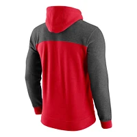 Men's Nike Scarlet Ohio State Buckeyes AV-15 2.0 Slim Fit Pullover Hoodie