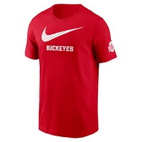 Men's Nike Scarlet Ohio State Buckeyes Campus Mascot T-Shirt