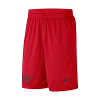 Men's Nike Scarlet Ohio State Buckeyes Performance Mesh Shorts