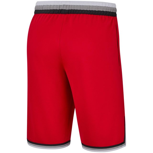 Short de basket-ball rétro réplique Nike Scarlet Ohio State Buckeyes pour homme