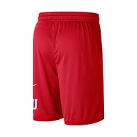 Men's Nike Scarlet Ohio State Buckeyes Wordmark Performance Shorts