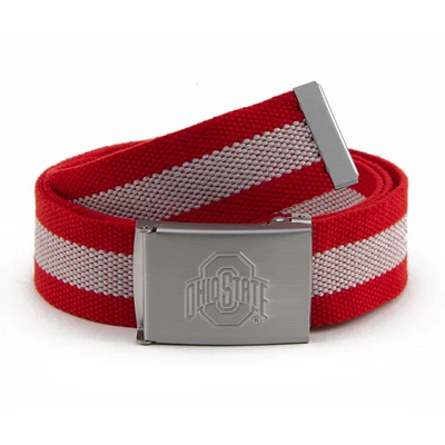 Ceinture en tissu Ohio State Buckeyes pour homme