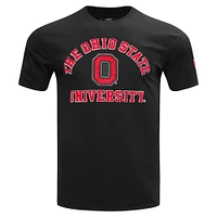 Men's Pro Standard Black Ohio State Buckeyes Classic Stacked Logo T-Shirt