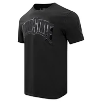 Men's Pro Standard Ohio State Buckeyes Triple Black T-Shirt