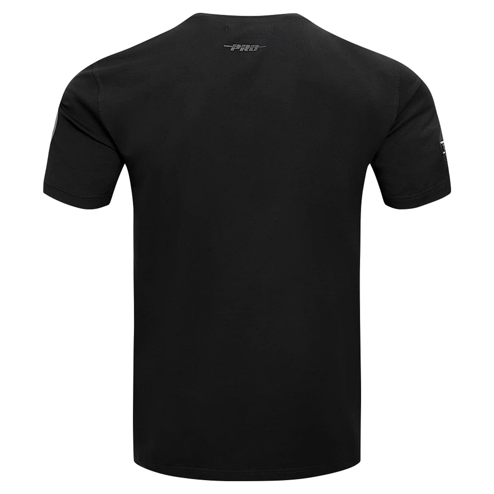Men's Pro Standard Ohio State Buckeyes Triple Black T-Shirt