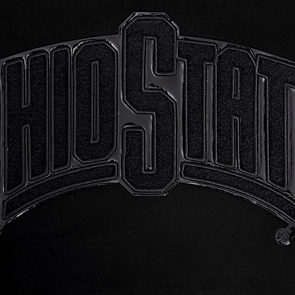 Men's Pro Standard Ohio State Buckeyes Triple Black T-Shirt