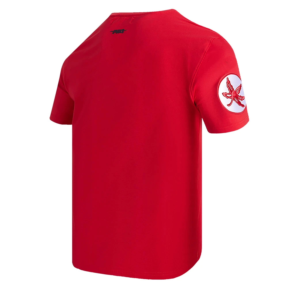 Men's Pro Standard Scarlet Ohio State Buckeyes Classic T-Shirt