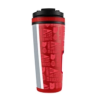 Ohio State Buckeyes 26oz. 4D Stainless Steel Shaker Bottle