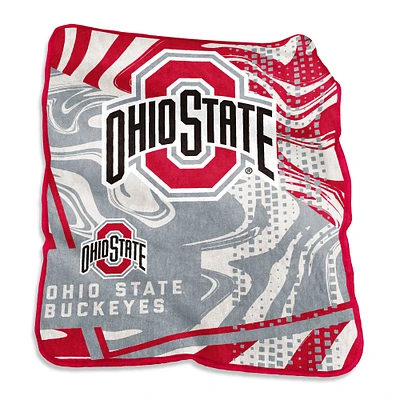 Ohio State Buckeyes Couverture tourbillonnante Raschel 50" x 60"