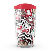 Tervis Ohio State Buckeyes 10oz. Allover Classic Wavy Tumbler