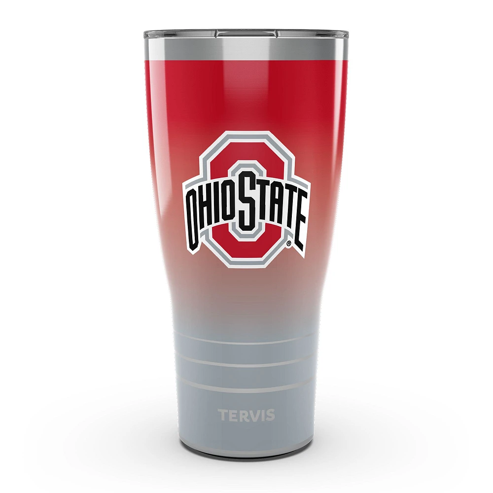Tervis  Ohio State Buckeyes 30oz. Ombre Stainless Steel Tumbler