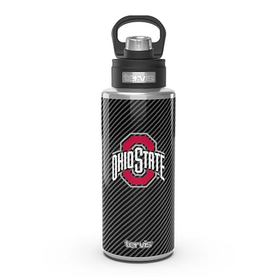Tervis Ohio State Buckeyes 32oz. Carbon Fiber Wide Mouth Water Bottle