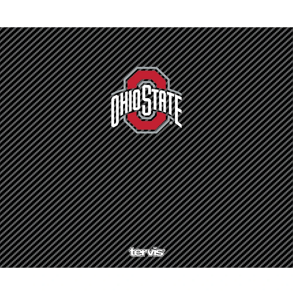 Tervis Ohio State Buckeyes 40oz. Carbon Fiber Wide Mouth Water Bottle