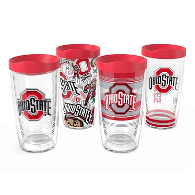 Tervis Ohio State Buckeyes Four-Pack 16oz. Classic Tumbler Set