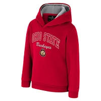 Toddler Colosseum Scarlet Ohio State Buckeyes Centauri Pullover Hoodie