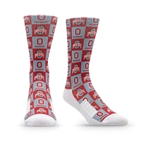 Unisex Strideline Ohio State Buckeyes Premium 70's Bedding Crew Socks