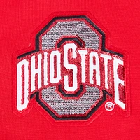 Women's Pro Standard Scarlet Ohio State Buckeyes Game Day Sequin Full-Zip Hooded Jacket
