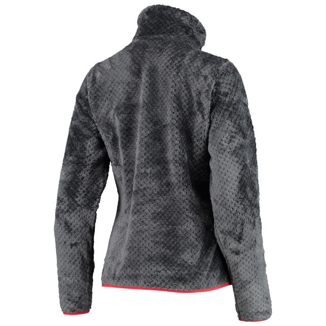 Veste Columbia Fireside II Sherpa Charcoal Ohio State Buckeyes pour femme