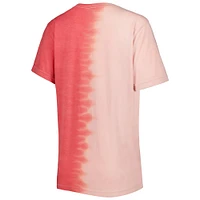 Women's Gameday Couture Scarlet Ohio State Buckeyes Find Your Groove Split-Dye T-Shirt