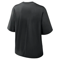 Women's Nike Black Ohio State Buckeyes Legacy Established Boxy T-Shirt