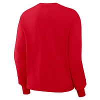 Women's Nike Scarlet Ohio State Buckeyes Primetime University Boxy Long Sleeve T-Shirt