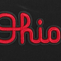 Women's Pro Standard Ohio State Buckeyes Classic Single Jersey Cropped Boxy T-Shirt