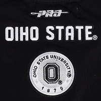 Women's Pro Standard Black Ohio State Buckeyes Rhinestone & Pearl Boxy Cropped T-Shirt