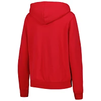 Women's Scarlet Ohio State Buckeyes Big Logo Pullover Hoodie