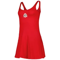 Women's ZooZatz Scarlet Ohio State Buckeyes Logo Scoop Neck Dress