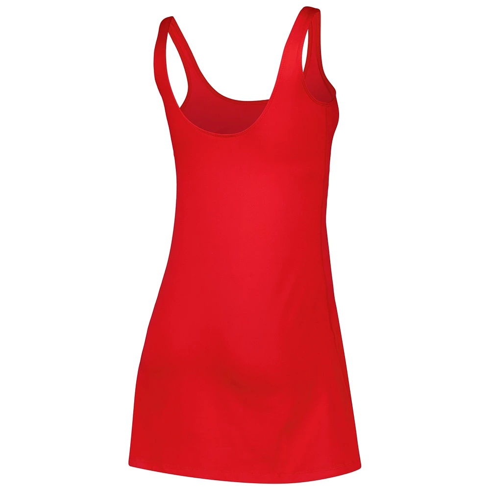Women's ZooZatz Scarlet Ohio State Buckeyes Logo Scoop Neck Dress