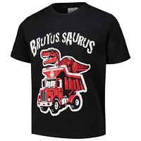 T-shirt noir pour jeunes ComfortWash Ohio State Buckeyes Dino Truck