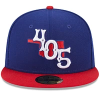 Men's New Era Blue Oklahoma City Dodgers Authentic Collection Alternate Logo 59FIFTY Fitted Hat