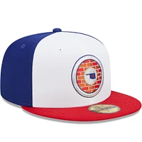 Men's New Era White/Red Oklahoma City Dodgers Marvel x Minor League 59FIFTY Fitted Hat