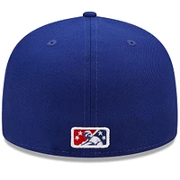 Men's New Era White/Red Oklahoma City Dodgers Marvel x Minor League 59FIFTY Fitted Hat