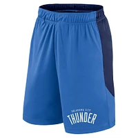Men's Blue/Navy Oklahoma City Thunder Launch Performance Shorts