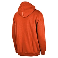 Men's New Era Oklahoma City Thunder Orange Tip-Off Collection Pullover Hoodie
