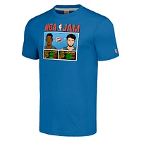 Unisex Homage Shai Gilgeous-Alexander & Chet Holmgren Blue Oklahoma City Thunder NBA Jam Tri-Blend T-Shirt