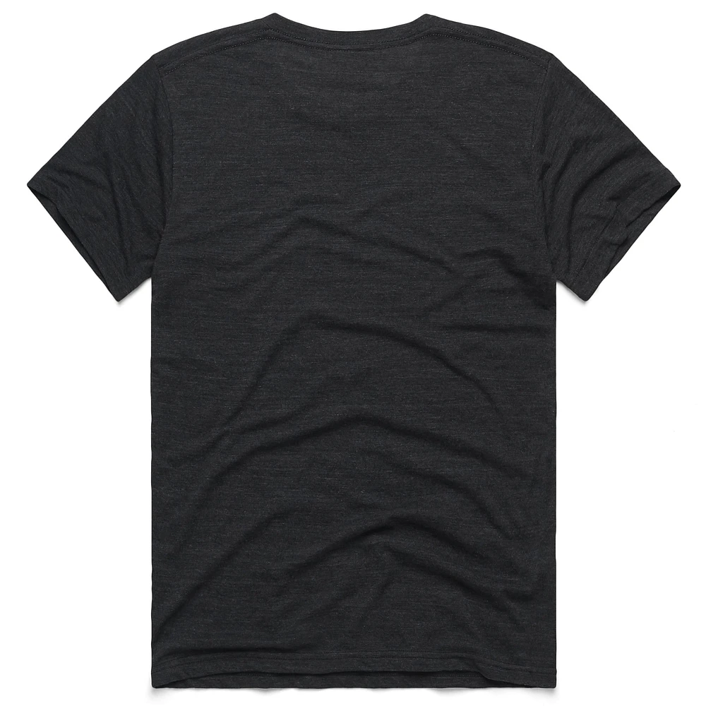 Unisex Homage Shai Gilgeous-Alexander Charcoal Oklahoma City Thunder 2024/25 Edition Caricature Tri-Blend T-Shirt