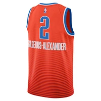 Unisex Jordan Brand Shai Gilgeous-Alexander Orange Oklahoma City Thunder Swingman Jersey - Statement Edition