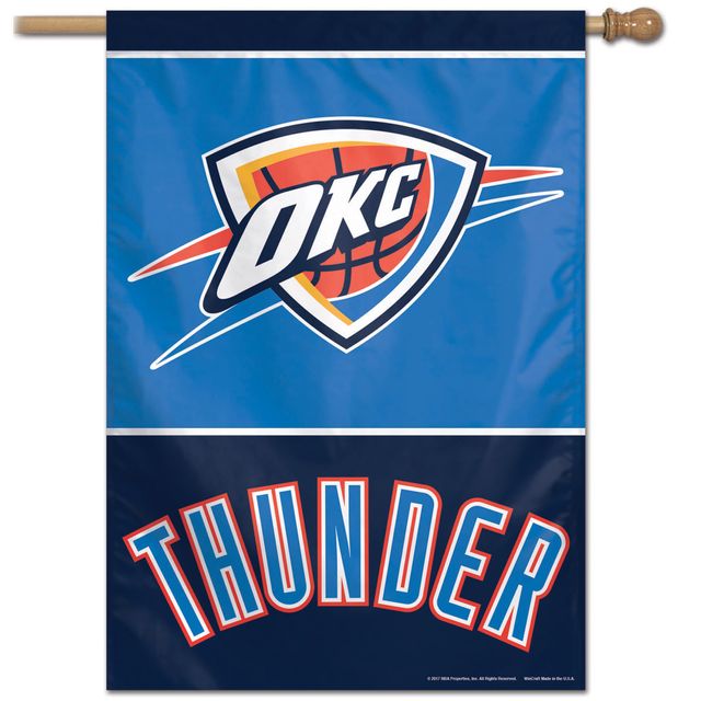 Bannière verticale simple face WinCraft Oklahoma City Thunder 28" x 40"