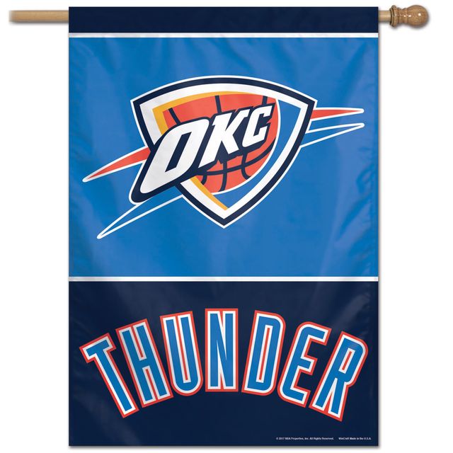 Bannière verticale simple face WinCraft Oklahoma City Thunder 28" x 40"