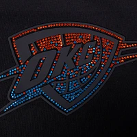 Women's Pro Standard Black Oklahoma City Thunder Jewels Boxy Cropped T-Shirt