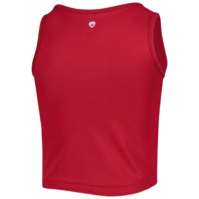 Girls Youth Colosseum Crimson Oklahoma Sooners Carousel Ensemble de pom-pom girl