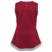 Girls Youth Crimson/Gray Oklahoma Sooners Cheer Captain Jumper Dress