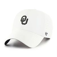 Men's '47 White Oklahoma Sooners Forward Vent MVP Adjustable Hat