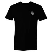 Men's Black Oklahoma Sooners Camo Flag Panel T-Shirt